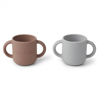 Lot de 2 tasses en silicone...