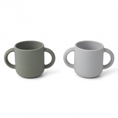 Lot de 2 tasses en silicone...