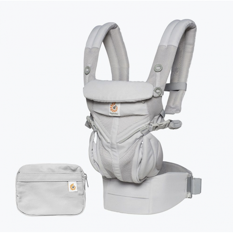 Porte Bebe Omni 360 Cool Air Mesh Gris Perle