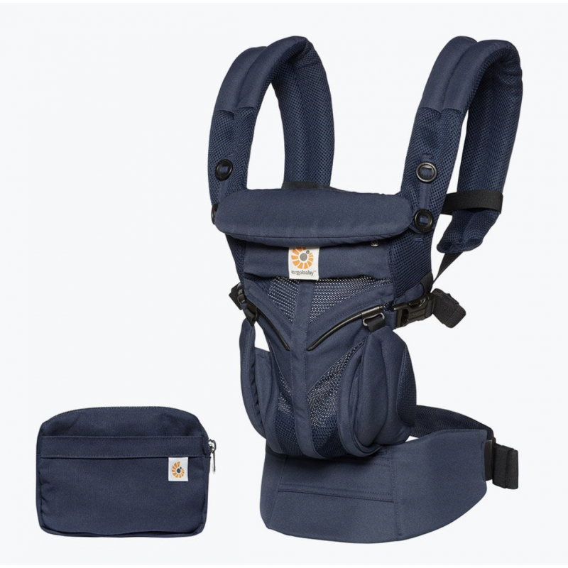 Porte Bebe Omni 360 Cool Air Mesh Bleu Nuit