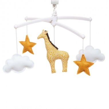 Mobile Musical - Girafe Jaune