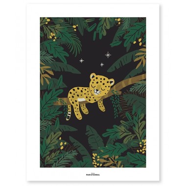 Affiche Guépard endormi