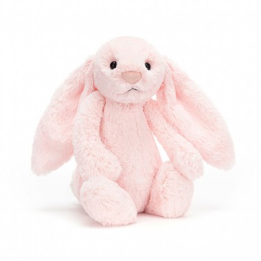 Jellycat - Doudou lange lapin bashful rose, Livraison Gratuite 24/48h