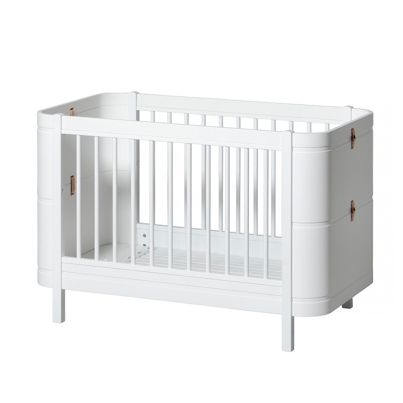 Ciel de lit pour lit bébé évolutif Wood Mini+, blanc – Oliver Furniture FR