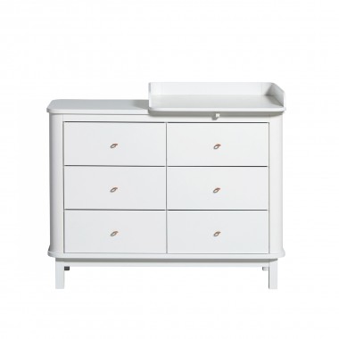 Commode Wood 6 tiroirs avec...