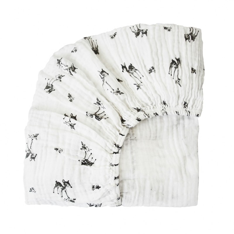 Drap Housse Faon Pour Lit Kimi Charlie Crane Les Enfants Reveurs