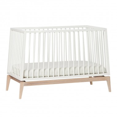 Lit Bebe Luna 60x1 Blanc Leander Les Enfants Reveurs