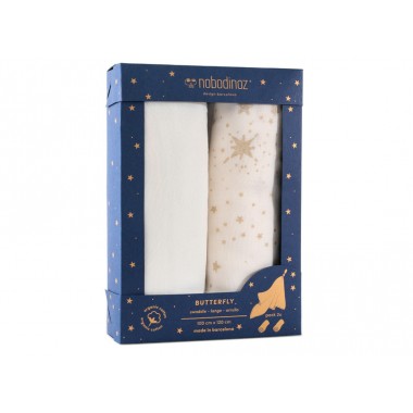 Coffret de 2 maxi langes...