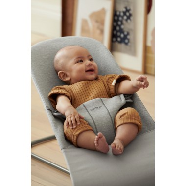 Transat Bliss Jersey 3D Gris Clair Babybjörn - Les Enfants Rêveurs