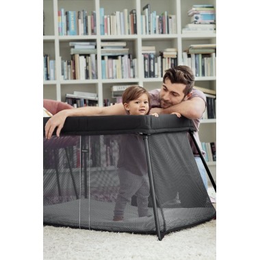 Lit parapluie BABYBJORN Lit Parapluie Light Noir Mesh Pas Cher 