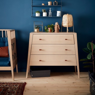 Table à langer Linea - Hêtre Leander pour chambre enfant - Les Enfants du  Design