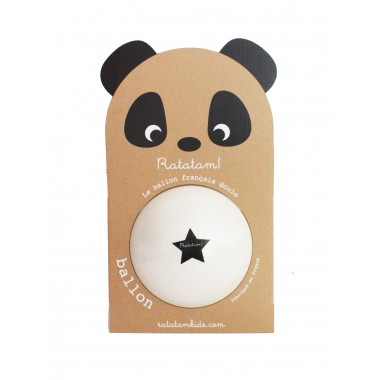 Ballon panda 12cm - Blanc