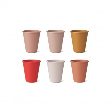 Lot de 6 gobelets Carter -...