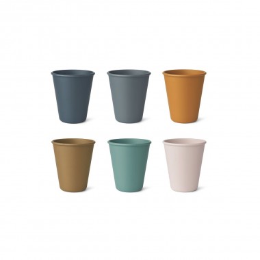Lot de 6 gobelets Carter -...