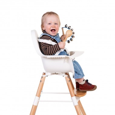 Coussin chaise haute neoprène - gris foncé - Les Enfants Rêveurs