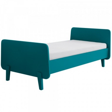 Lit MM 90x190cm Bleu canard