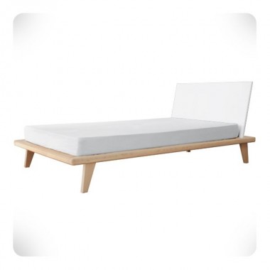 Lit Zen 120 x 200 - Blanc