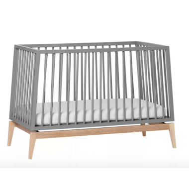 Lit bébé Luna 60x120 - Gris
