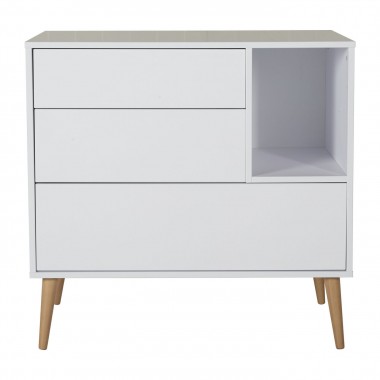 Commode Cocoon - White & Oak