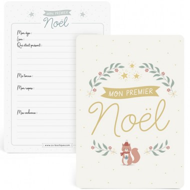 Carte Mon Premier Noël by Zü