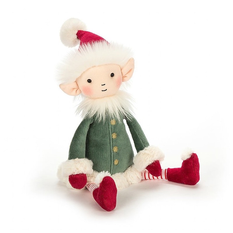 Peluche Elfe de Noël taille moyenne I Jellycat I Les Enfants Rêveurs