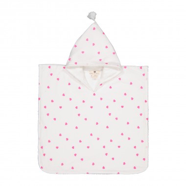 Poncho de bain Rose in...