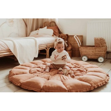 Tapis de jeu bébé 3 en 1 Bloom Tawny Brown I Play&Go I Les Enfants Rêveurs