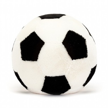 LUOZZY Ballon de football en peluche - Cadeau pour enfants, garçons et  filles - Rose et blanc