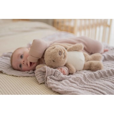 Peluche bruit blanc Lou Beige I Flow I Les Enfants Rêveurs