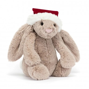 PELUCHE LAPIN DE NOEL -...