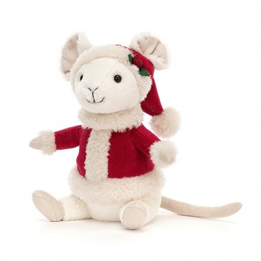 PELUCHE SOURIS DE NOEL -...