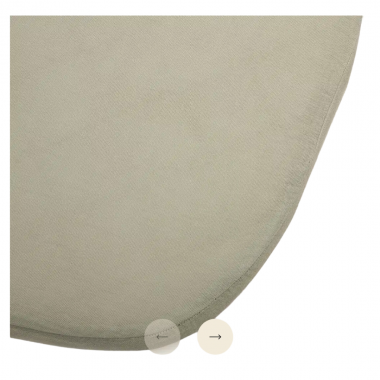 Drap housse Olivia mini coeur moutarde, Linge de lit bébé