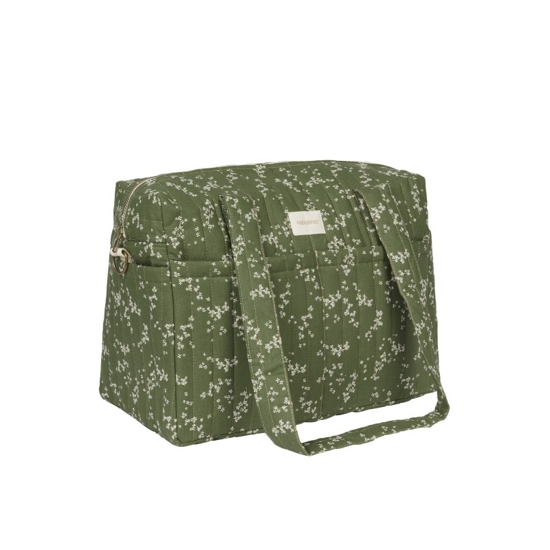 Stories sac a langer pour poussette Green Jasmine I Nobodinoz I Les Enfants Reveurs