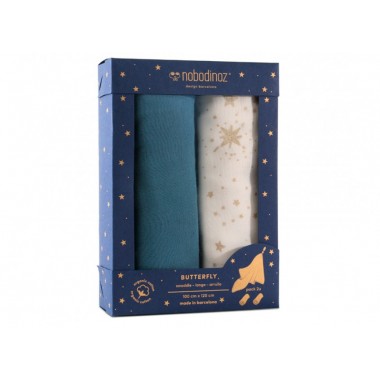 Coffret de 2 maxi langes...
