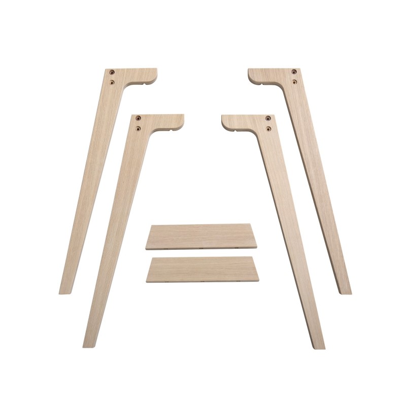 Kit d'extension pieds de bureau Wood - 72 cm