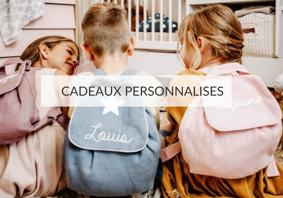 Sac à dos enfant personnalisé double gaze - Les Enfants Rêveurs